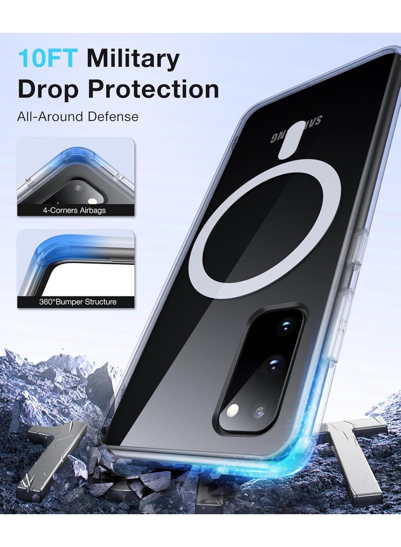 for Samsung Galaxy S21 Ultra Case Clear [Compatible with Magsafe] [Strong Magnet] [Non-Yellowing] Magnetic Slim Thin Bumper Phone Cover, Lightweight, and Durable Clear - Image 5