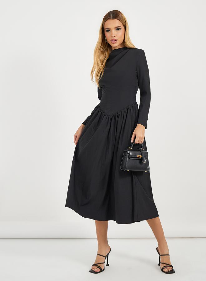 Styli Mockneck Midi Dress - Image 1