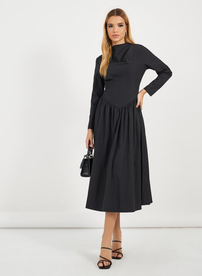 Styli Mockneck Midi Dress - Image 4