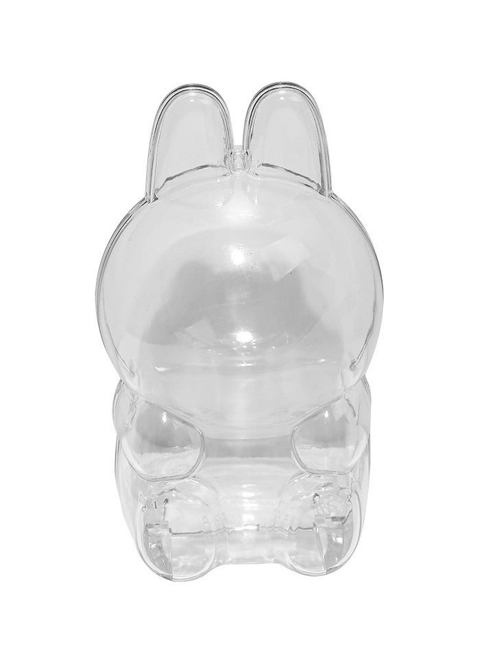 Y&D Labubu Transparent Case Labubu Generation Stand Case Protective Cover Dust Backpack Charms  - Image 3