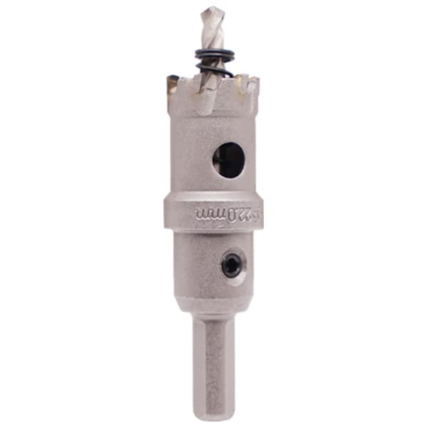 LU&MN Tungsten Carbide Teeth Hole Saw (Hole Cutter) LU&MN Heavy Duty for Stainless Steel, 7/8", 22mm - Image 1
