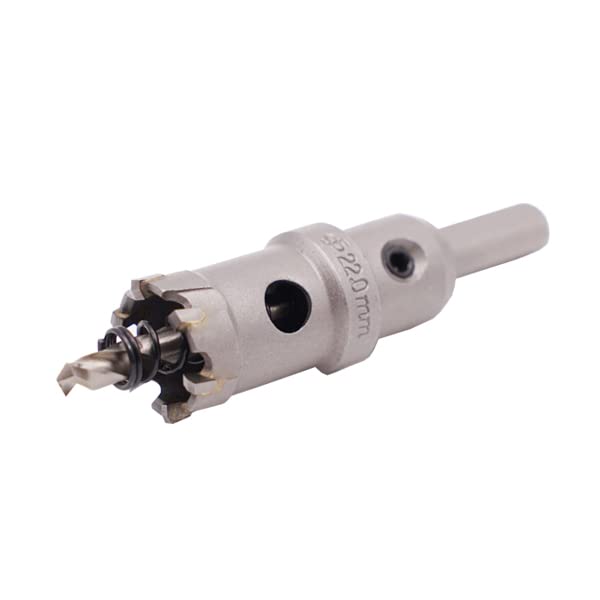 LU&MN Tungsten Carbide Teeth Hole Saw (Hole Cutter) LU&MN Heavy Duty for Stainless Steel, 7/8", 22mm - Image 4