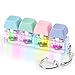 HOMQYTE Keyboard Fidget Toys Adults Fidget Keyboard Clicker with LED Light Keychain Sensory Toys for Anxiety Stress Relief Macaron2 4 in 1 - Image 2