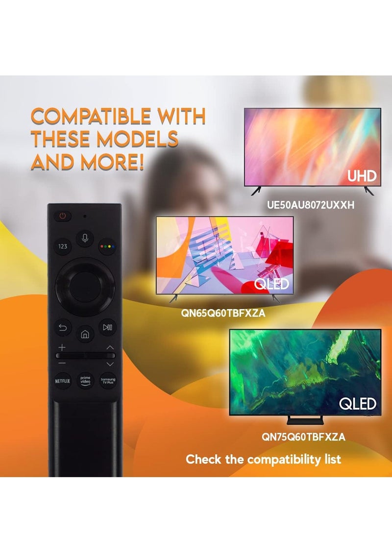 Replacement Remote Control Model BN59-01363J 2021 Model for Samsung Smart TVs Compatible with Neo QLED, The Frame and Crystal UHD Series with battery