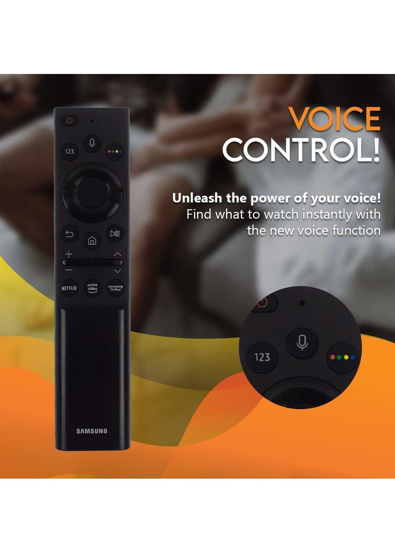 Replacement Remote Control Model BN59-01363J 2021 Model for Samsung Smart TVs Compatible with Neo QLED, The Frame and Crystal UHD Series with battery