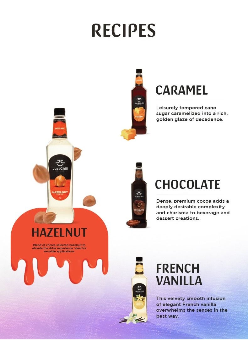 Just Chill Drinks Co. - Chocolate Syrup 1 Litre - Image 1