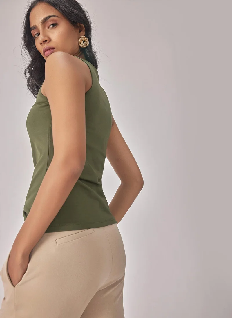 ذا ليبل لايف Knit In Cut Top