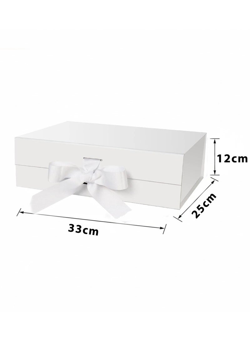 Neox Gift Box,33*25*12cm Large Gift Boxes with Lid Ribbon and Magnetic Closure for Wrapping Gifts,Gift Box Empty  for Mother's Day,Valentine's Day,Birthdays,Party - Image 2