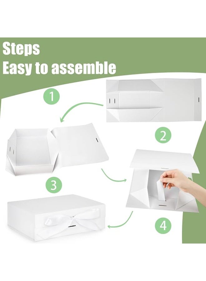 Neox Gift Box,33*25*12cm Large Gift Boxes with Lid Ribbon and Magnetic Closure for Wrapping Gifts,Gift Box Empty  for Mother's Day,Valentine's Day,Birthdays,Party - Image 3