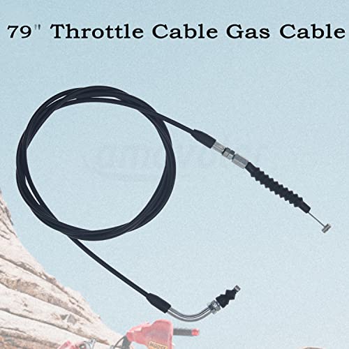 amavoler 79 Throttle Cable Perfect Replacement Accessory Fit for Gy6 150cc Kingroad Kandi Roketa JCL Baja Dune Buggy Go Kart - Image 5