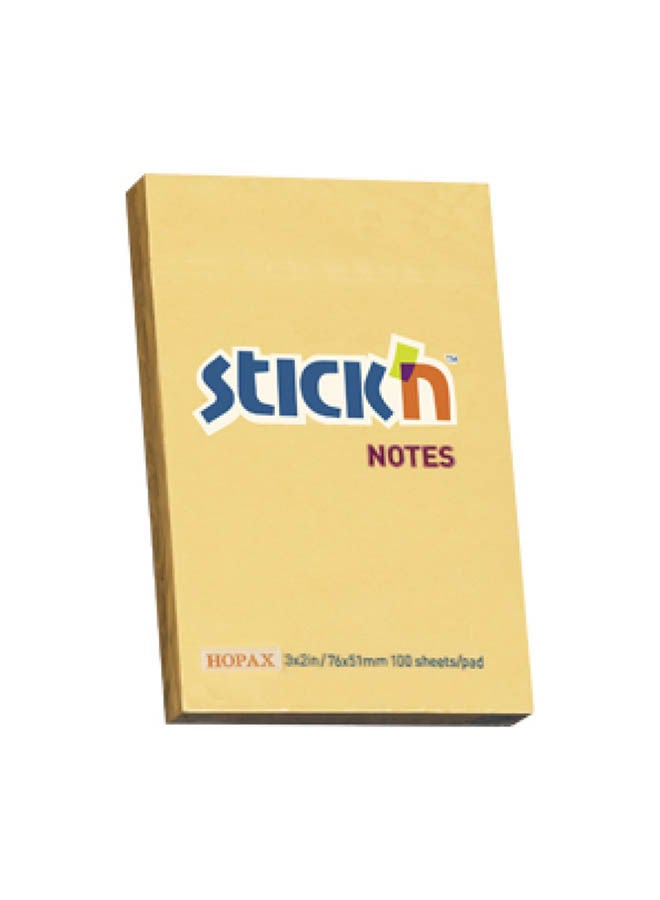 Sticky Note 100 Sheet Orange