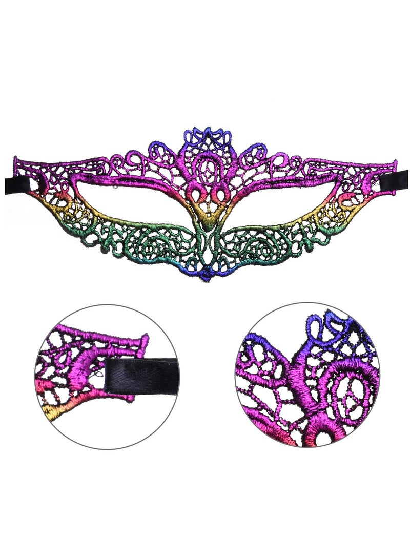 Masquerade Masks Bulk Lace Mask, Women Venetian Masks Lace Masquerade Mask for Party Ball Multicolored, 20pcs - Image 2