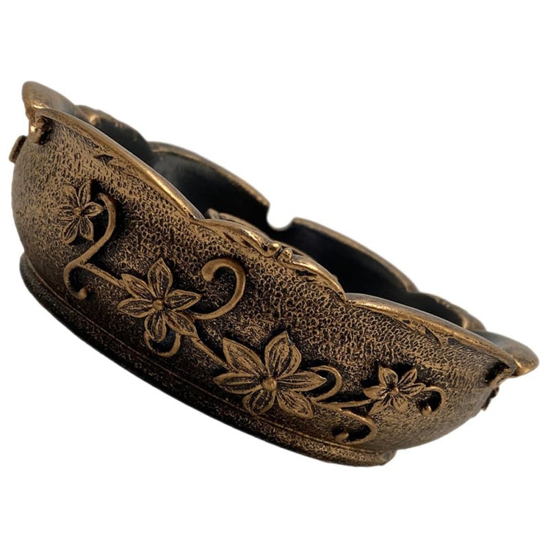 حامل عصا البخور الذهبي المستدير العتيق صينية مبخرة من الراتنج لعطر المنزل والتأمل - Image 2