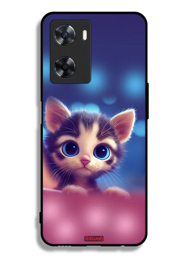 Tolwak - Oppo A77s Protective Case Cover Little Cat - Image 1