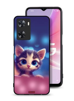 Oppo A77s Protective Case Cover Little Cat
