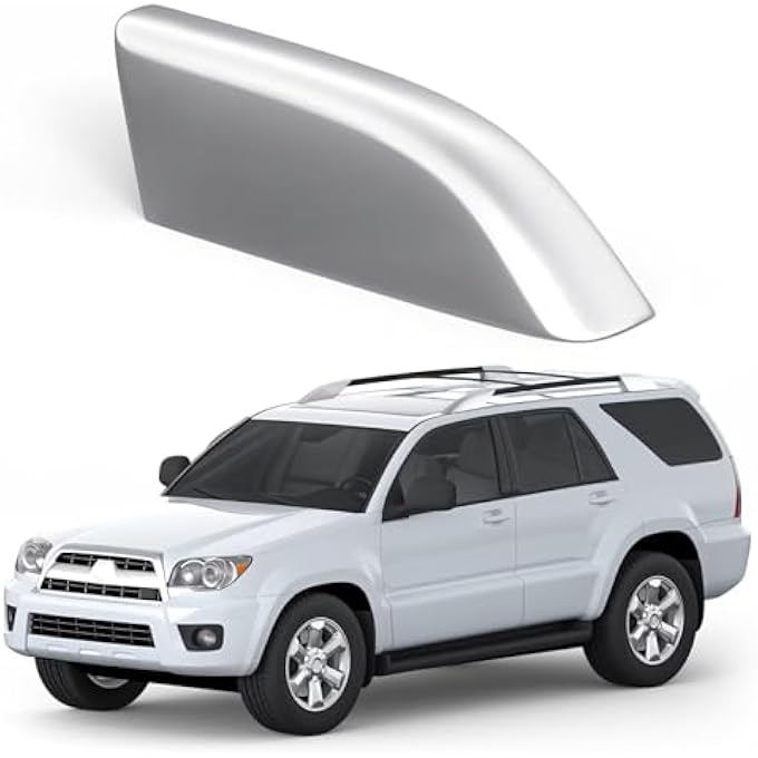 rayihni Car Roof Luggage Rack Cover Compatible with Toyota 4Runner 4WD N210 2003 2004 2005 2006 2007 2008 2009 Roof Rack Accessories Roof Rails Roof Rack End Caps Roof Rail Bar Cover Shell Protection - Image 1