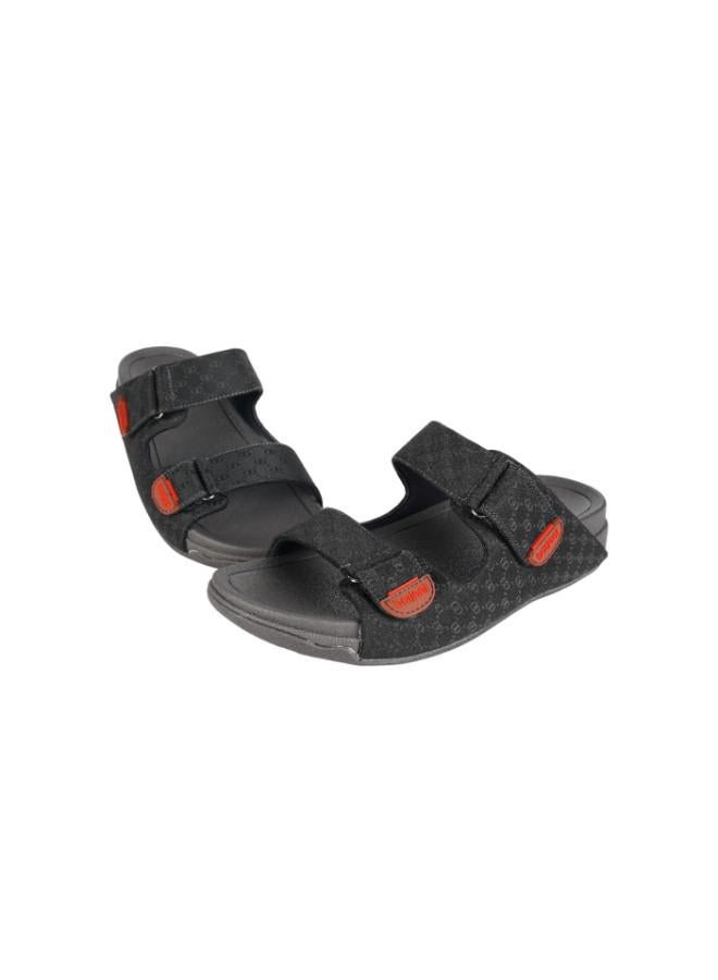 barjeel uno 008-3531 Barjeel Mens Casual Sandals 20272A Black - Image 3