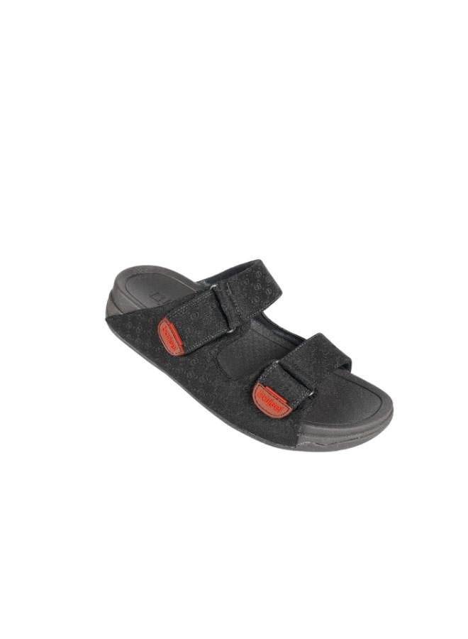 barjeel uno 008-3531 Barjeel Mens Casual Sandals 20272A Black - Image 2