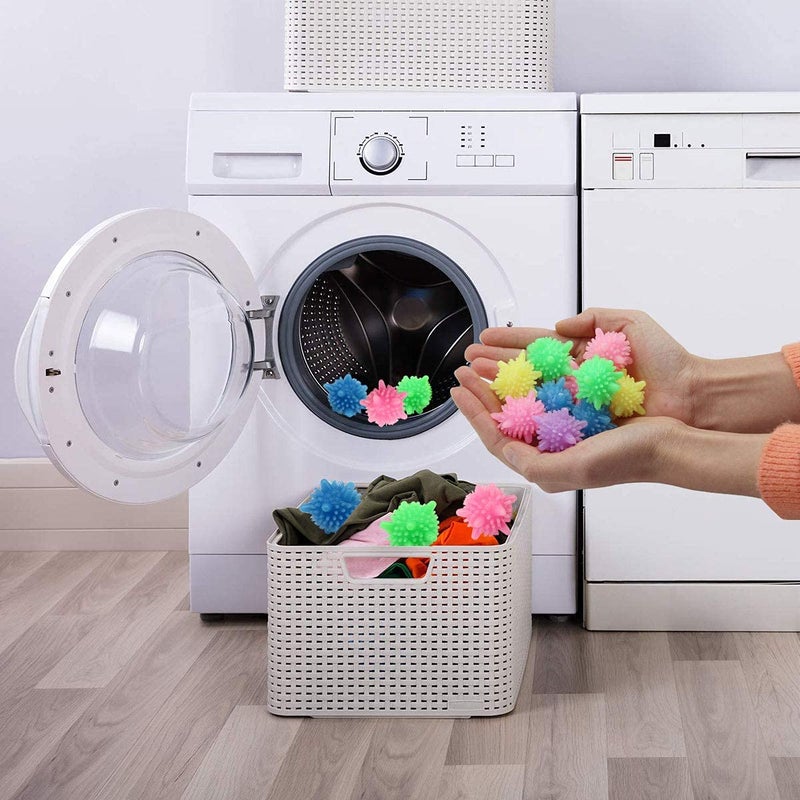 Navaliya Navaliya Washer BallsReusable TangleFree EcoFriendly Laundry Scrubbing BallsSolid Colorful Laundry Washing Balls Enhance Your Machine Cleaning Power 10 Pcs Soft polyvinyl_chloride  - Image 4