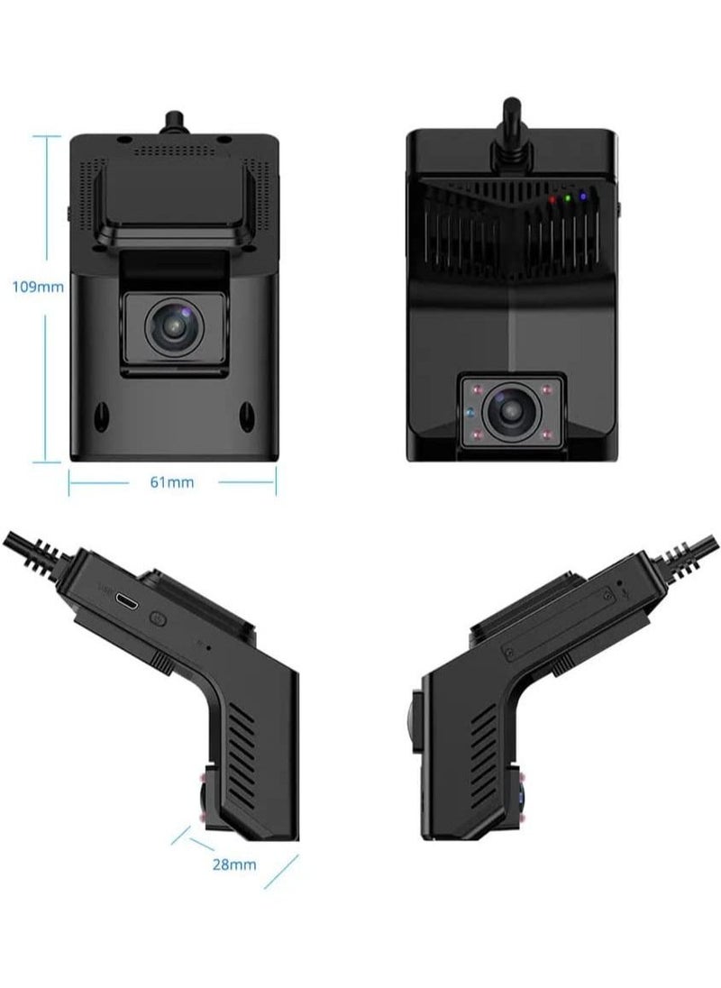UKMASTER - شاشة أمامية داخلية للسائق لسيارة أجرة أو سيارة أو شاحنة 4G | WiFi GPS IR Night Vision Android Liveview، كاميرا DVR مع منصة CMSV6 CMSV7 - Image 1