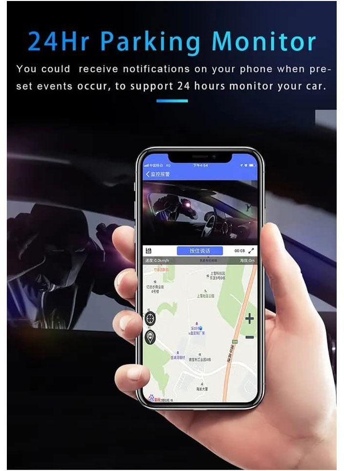 UKMASTER - شاشة أمامية داخلية للسائق لسيارة أجرة أو سيارة أو شاحنة 4G | WiFi GPS IR Night Vision Android Liveview، كاميرا DVR مع منصة CMSV6 CMSV7 - Image 1