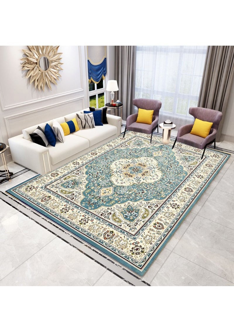 Sharpdo Area Rugs Modern Simple Short Pile Carpet Living Room Bedroom Rug Anti-slip Floor Carpet Home Decor 160 * 230CM - Image 1