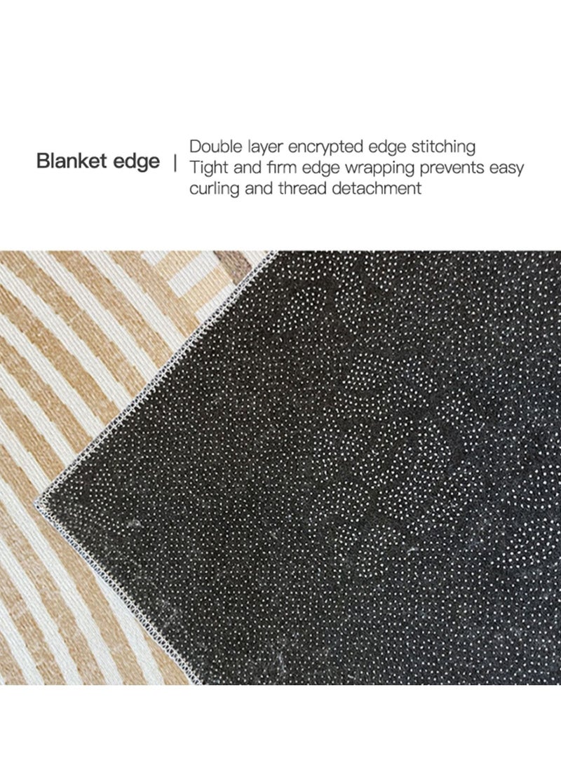 Sharpdo Area Rugs Modern Simple Short Pile Carpet Living Room Bedroom Rug Anti-slip Floor Carpet Home Decor 160 * 230CM - Image 5