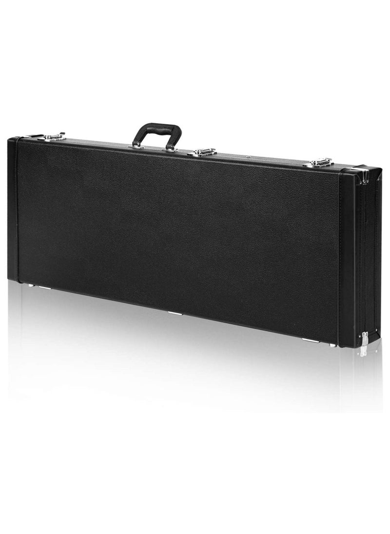 Mike Music Mike Music 40 inch electric guitar leather case with lock (Black)  - Image 1