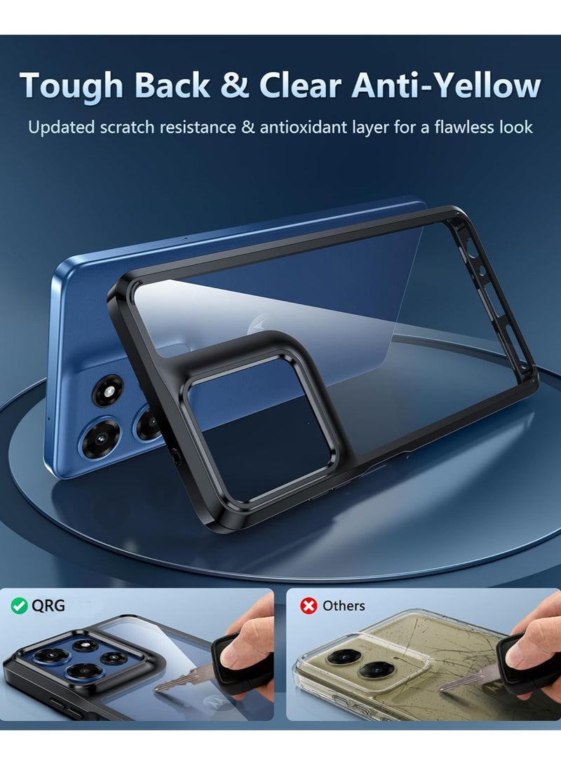 Case Compatible with Infinix Note 50/ Note 50 Pro, [Droproof] [Sweat-Proof] [Fingerprint-Proof] Shockproof Protective Phone Case Fits Infinix Note 50/ Note 50 Pro,Black - Image 4