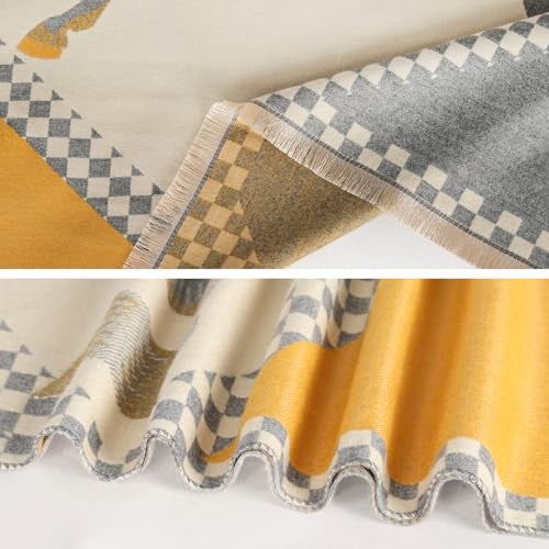 EXTREE Scarfs for Women Pashmina Silky Shawl Wrap for Evening Dressing Blanket Open Front Poncho Cape - Image 2