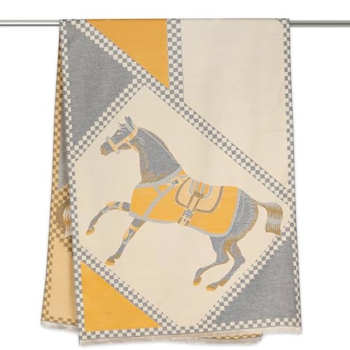 EXTREE Scarfs for Women Pashmina Silky Shawl Wrap for Evening Dressing Blanket Open Front Poncho Cape - Image 4