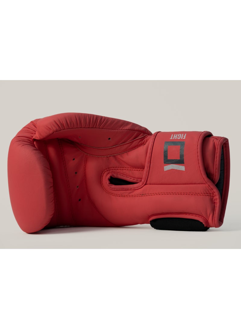 RUSHIO Gloves: Dare Collection / Double Strap / Engineered Leather - Brave Red - Image 3