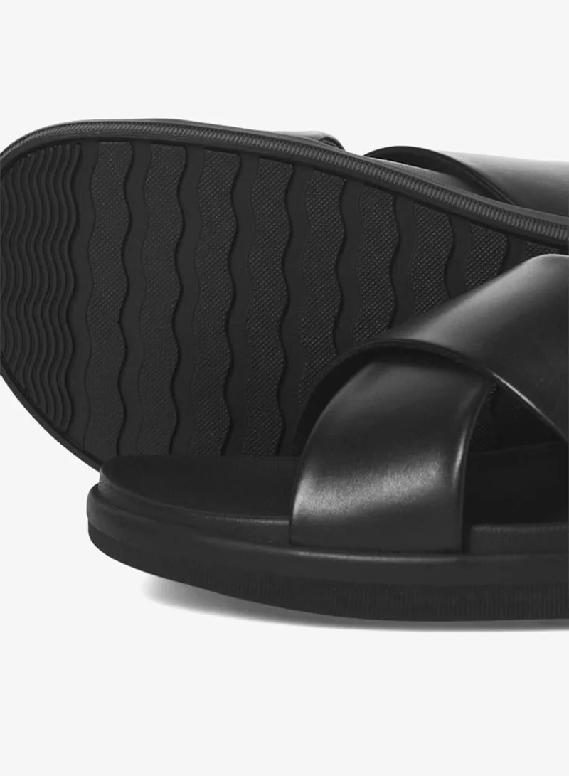 JACK & JONES Black casual sandals for Men | Best Price UAE