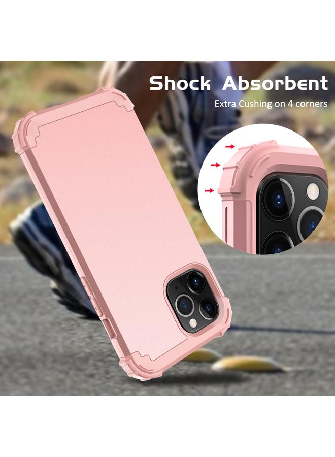 Zaboon Case For iPhone 12 Pro Max PC+ Silicone Three-piece Anti-drop Mobile Phone Protective Back Cover - Image 4