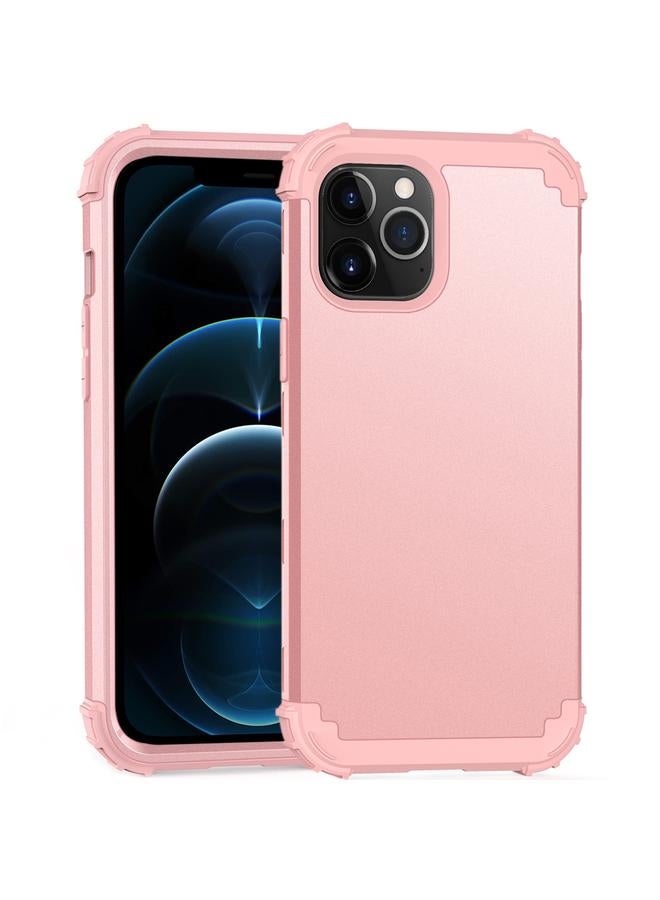Zaboon Case For iPhone 12 Pro Max PC+ Silicone Three-piece Anti-drop Mobile Phone Protective Back Cover - Image 1