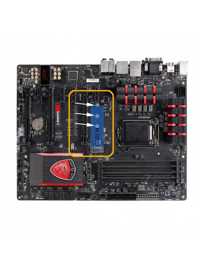 SGTKJSJS m.2 ssd Screws Kit, Nvme M2 Screws Suitable for Asus ASRock Gigabyte MSI Motherboard & Nvme SSD - Image 4