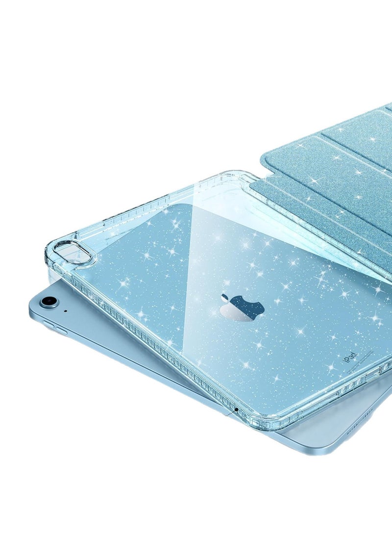 Acrylic Tablet Case for iPad Air 8 2026 (11 inch) M4, Tri-Fold Stand Cover with Pencil Holder, Auto Wake/Sleep - Image 5