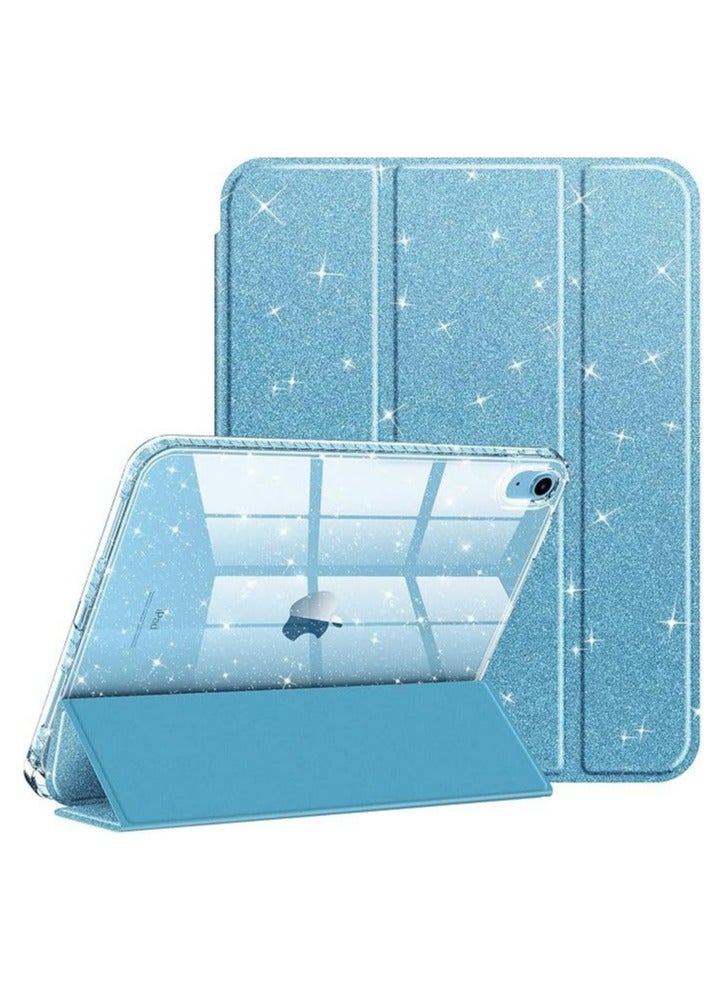 Acrylic Tablet Case for iPad Air 8 2026 (11 inch) M4, Tri-Fold Stand Cover with Pencil Holder, Auto Wake/Sleep - Image 1