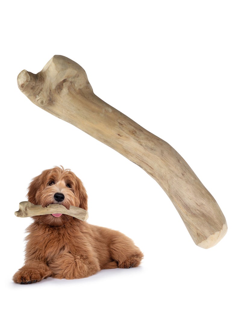 CHEWY BONE medium Dog Chew Wooden Stick Organic Indonesian Java wood for aggressive chewers For teething and Interactive play  - Image 1