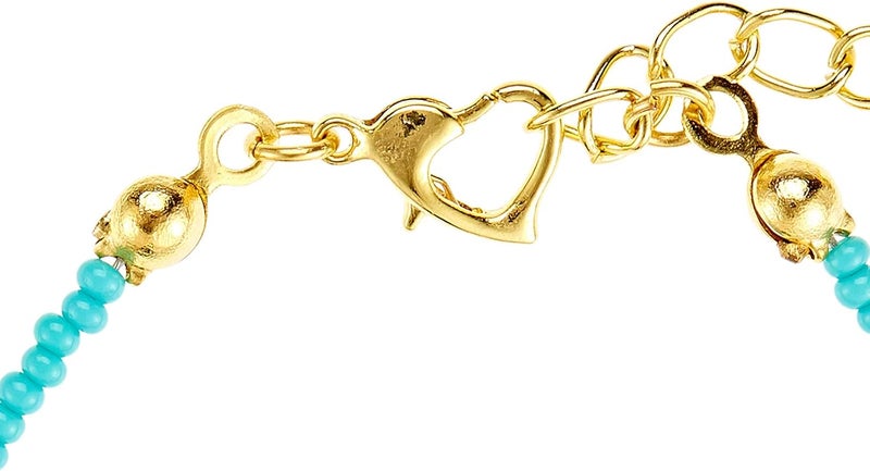 Alwan-Accessories Turquoise Stone Bracelet for Luck for Women - EE3779KEY - Image 3