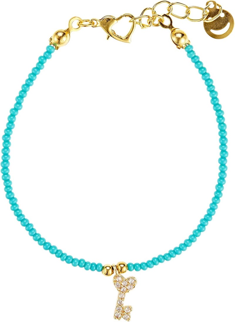 Alwan-Accessories Turquoise Stone Bracelet for Luck for Women - EE3779KEY - Image 1