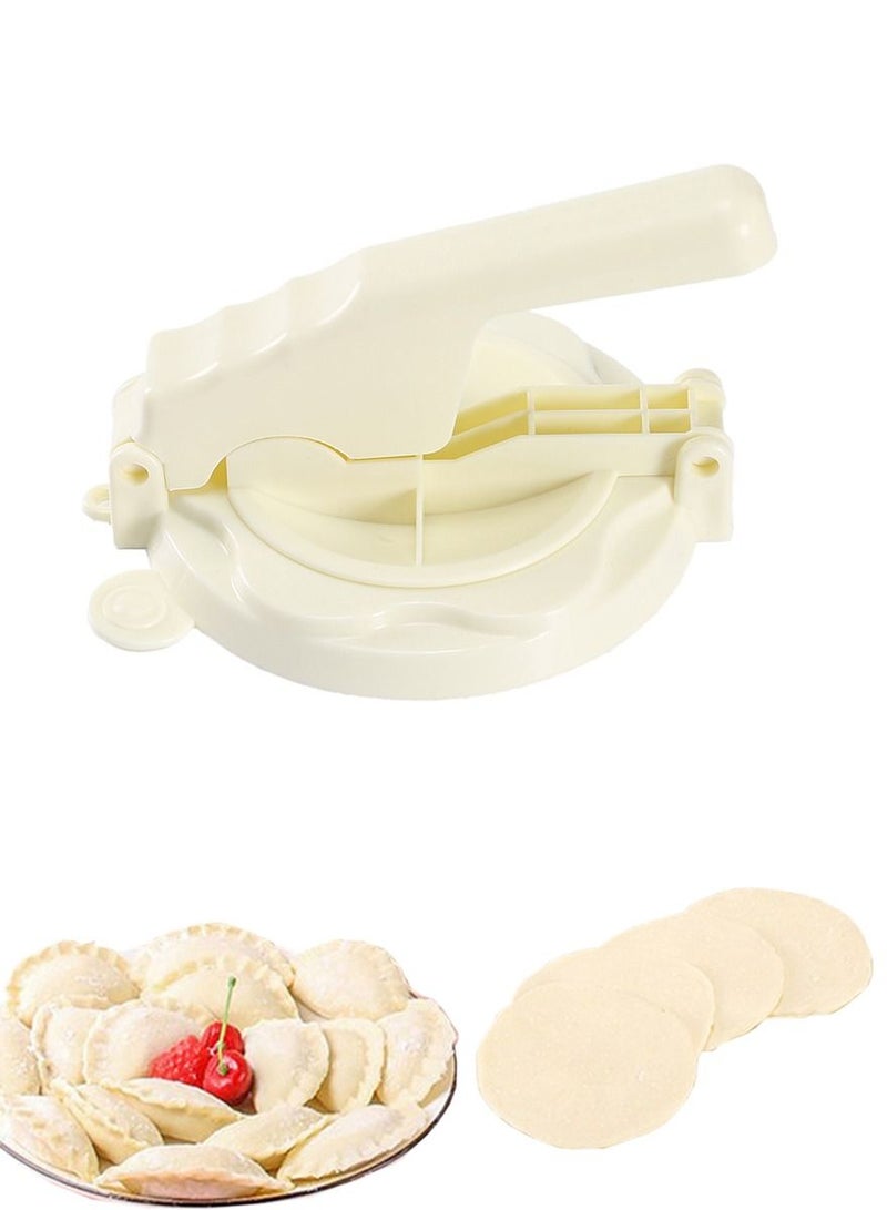 ISHWAZ Dumpling Mold Dough Presser Dumpling Skin Wrappers - Manual Hand Press Dumpling Skin Mold Fatayer And Samosa Maker, Pie Maker Ravioli Mold Dumpling Making Tool Cooking Pastry Jiaozi Maker - Image 4