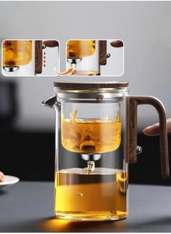 LOOPITYS 800ml Magnetic Filter Teapot - Glass Teapot, Easy to Separate Water | Harmony Teapot: Perfect for Tea Enthusiasts  - Image 2