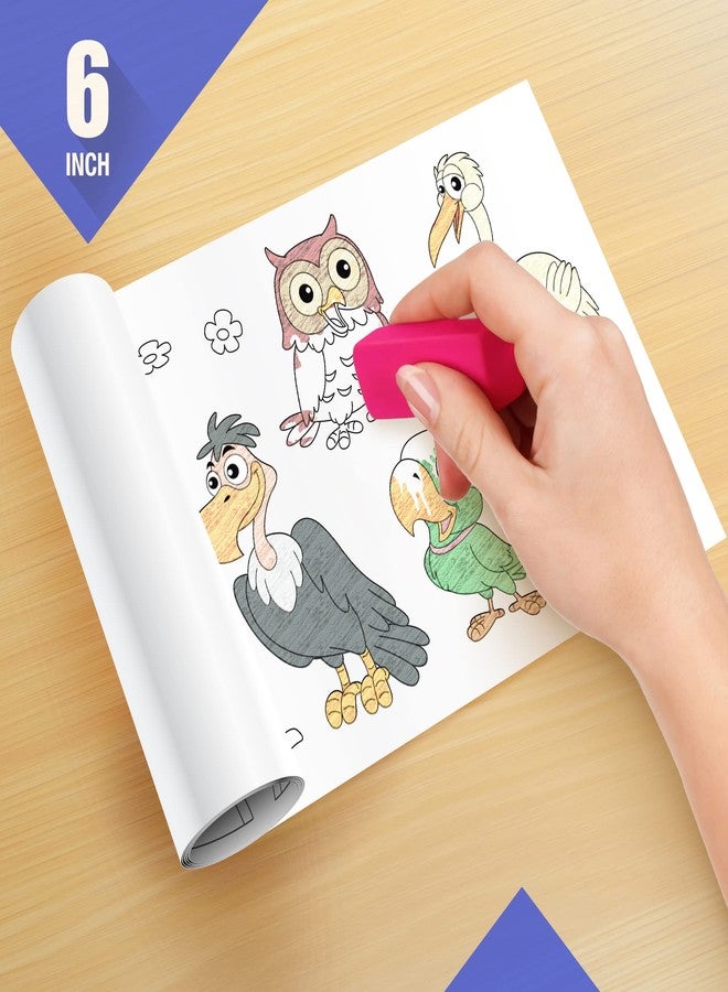Inkmeo | Birds Wall Colouring Roll | AR Enabled | Interactive Educational Learning Chart | for Kids | Ages 2+ | Best Gift | Size (6 X 40 Inches) | 20 Unique Birds,Bird Sounds - Image 4