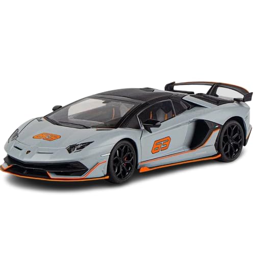 VARIYA ENTERPRISE® 1/24 Big Lamborghini Avantadoor SVJ63 Toy Car Metal Pull Back Diecast Car with Openable Door and Sound Light, Gifts Toys for Kids【 Colors As Per Stock 】 - Image 1