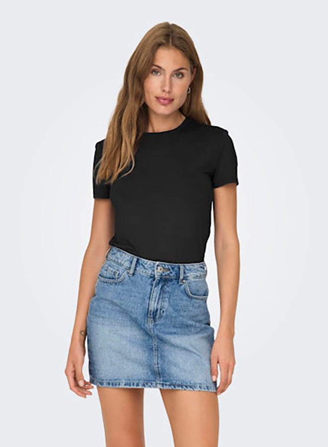 ONLY Women Short Sleeve O-Neck Top - Image 3