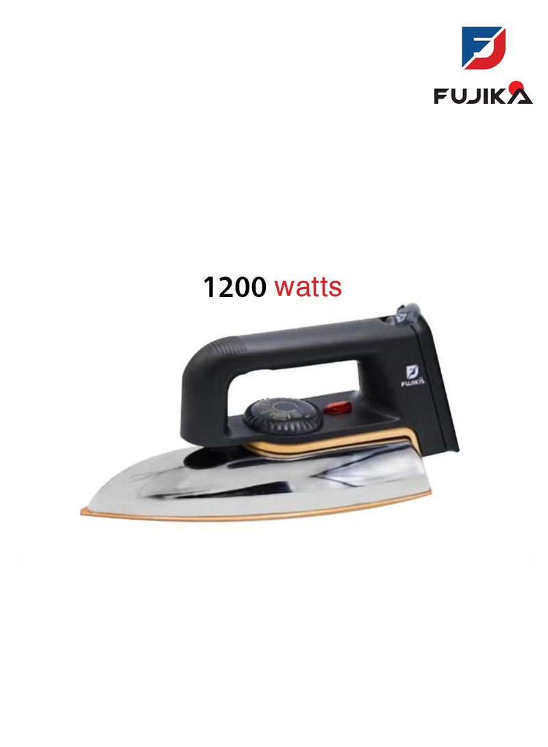 FUJIKA Dry Handheld Iron - 1200 Watts - Black - Made in Japan - UI-DL21SKSY(B) - Image 1