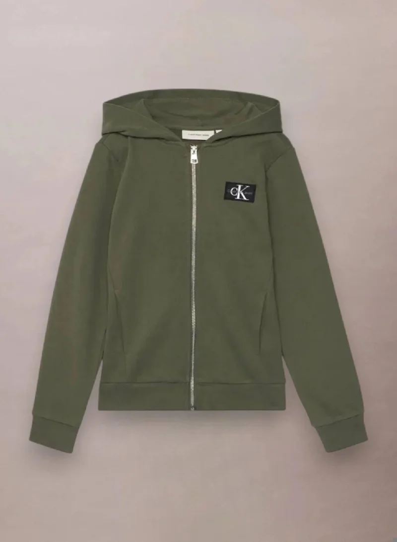 Badge Zip Hoodie
