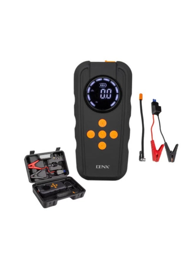 دينكس بطارية تشغيل السيارة المحمولة DX2592 بسعة 6000 مللي أمبير في الساعة مع منفاخ هواء مدمج - Image 2