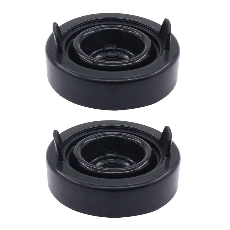 NewYall 2Pcs 80mm Headlight Dust Cover Cap Rubber Seal with 20mm Hole Universal for LED Headlamp Housing Conversion for Honda for Toyota for VW for Kia for Nissan for Hyundai for Ford etc - Image 1
